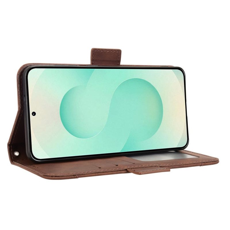 Lederhüllen Samsung Galaxy S25 5g Edge Mehrere Kartenfächer