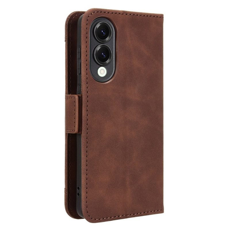 Lederhüllen Samsung Galaxy S25 5g Edge Mehrere Kartenfächer