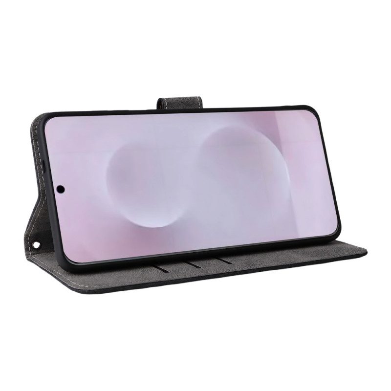 Lederhüllen Samsung Galaxy S25 5g Edge Rfid-schutz Mit Riemen