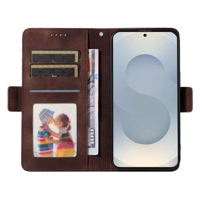 Lederhüllen Samsung Galaxy S25 5g Edge Sternen-design