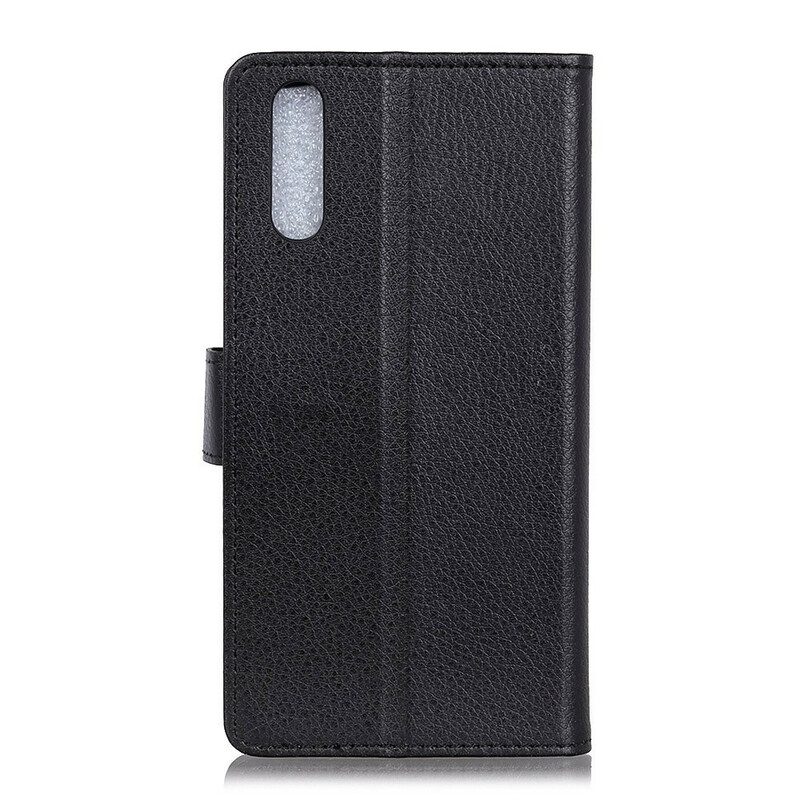 Lederhüllen Für Sony Xperia 1 II Litschi-kunstleder