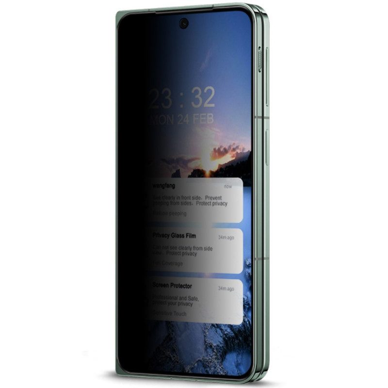Anti-spionage-displayschutzfolie Aus Gehärtetem Glas Für Oppo Find N3 / Oneplus Open (vorderseite) Imak