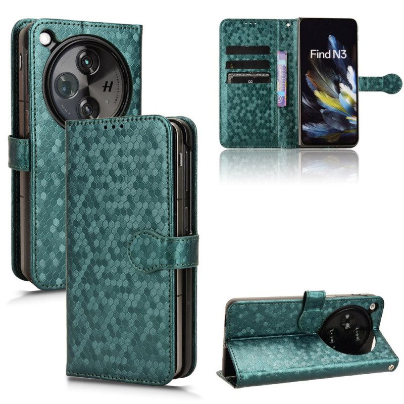 Case Oppo Find N3 Handyhülle Mit Kratzfester Markierung Und Brieftasche