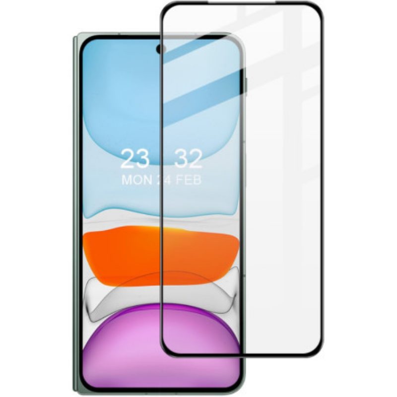 Displayschutzfolie Aus Gehärtetem Glas Mit Schwarzem Rand Für Oneplus Open/oppo Find N3