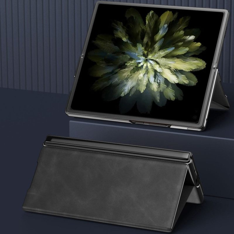 Flip Case Oppo Find N3 Klassisches Nappaleder