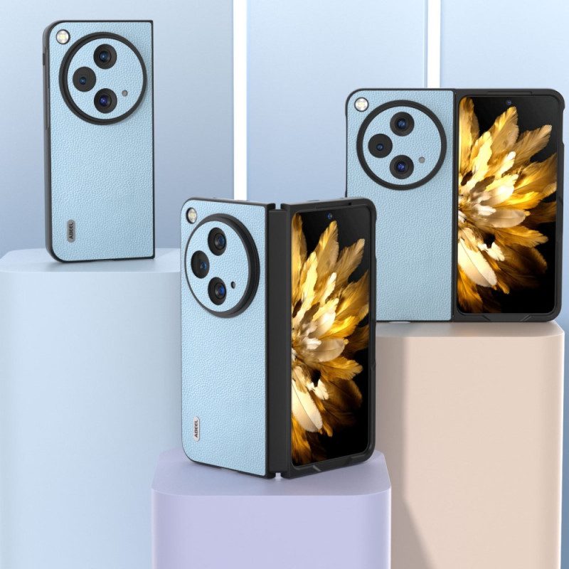 Hülle Für Oppo Find N3 Abeel Natürliches Litschi-leder