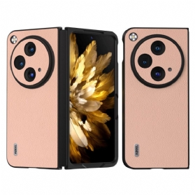 Hülle Oppo Find N3 Abeel Echtes Litschi-leder