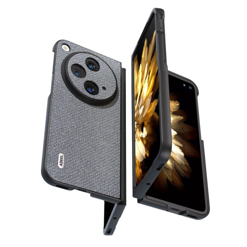 Hülle Oppo Find N3 Abeel-lederstil