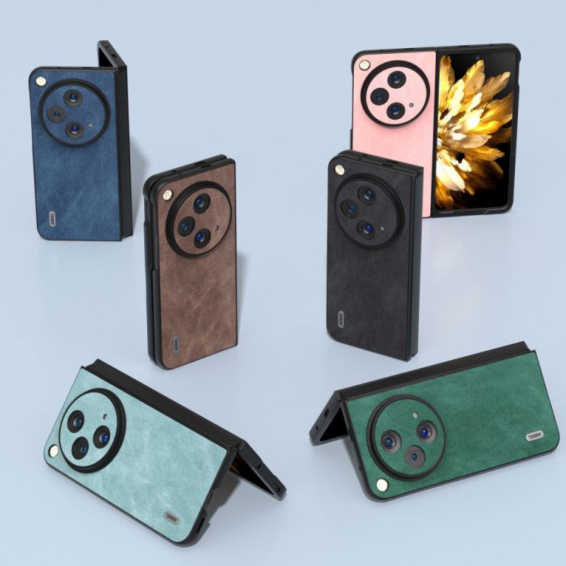 Hülle Oppo Find N3 Abeel Neutrales Kunstleder