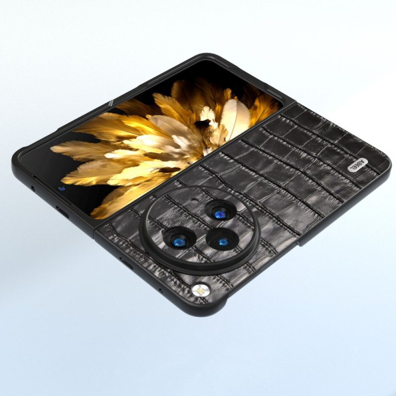 Hülle Oppo Find N3 Handyhülle Abeel Krokodilleder-effekt