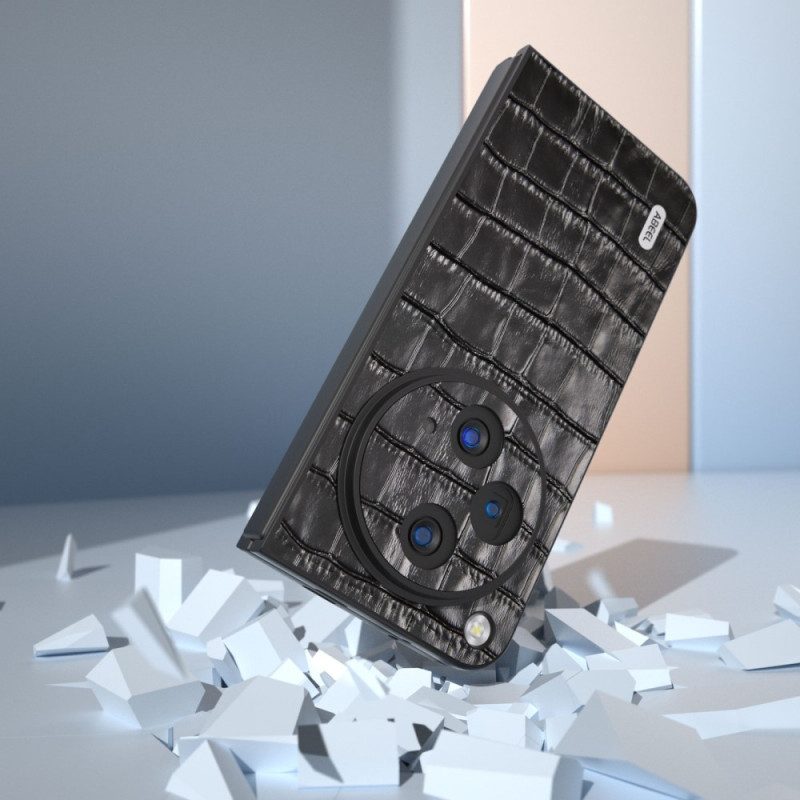 Hülle Oppo Find N3 Handyhülle Abeel Krokodilleder-effekt