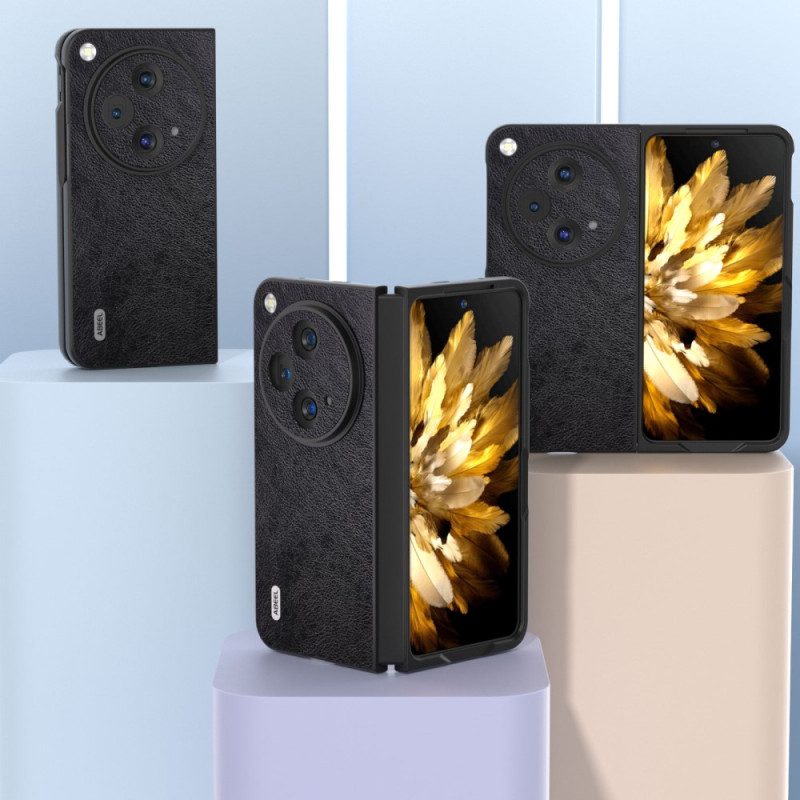 Hülle Oppo Find N3 Handyhülle Abeel Litschi-ledereffekt