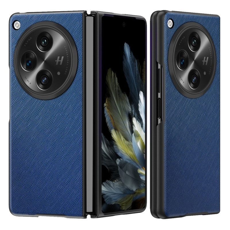 Hülle Oppo Find N3 Handyhülle Offen Gewebte Struktur