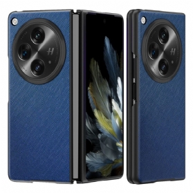 Hülle Oppo Find N3 Handyhülle Offen Gewebte Struktur