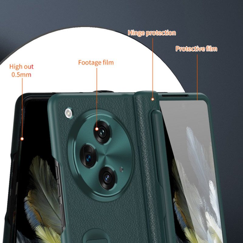 Hülle Oppo Find N3 Handyhülle Stylus Und Displayschutzfolie Aus Gehärtetem Glas