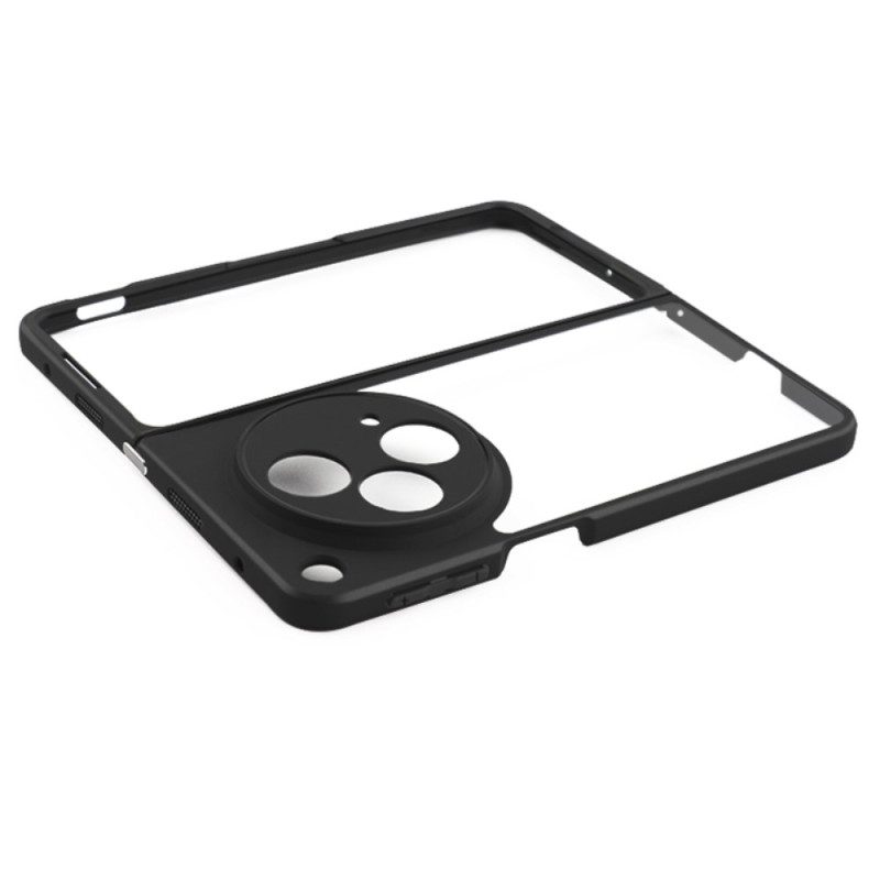 Hülle Oppo Find N3 Handyhülle Transparent Mit Schwarzem Rand