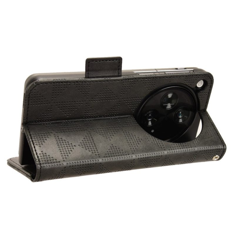 Lederhüllen Für Oppo Find N3 Dreiecksmuster