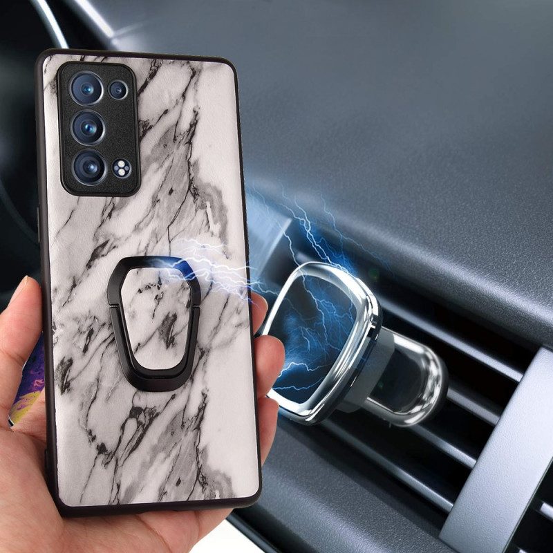 Handyhülle Für Oppo Reno 6 Pro 5G Trendringmuster Und Tier