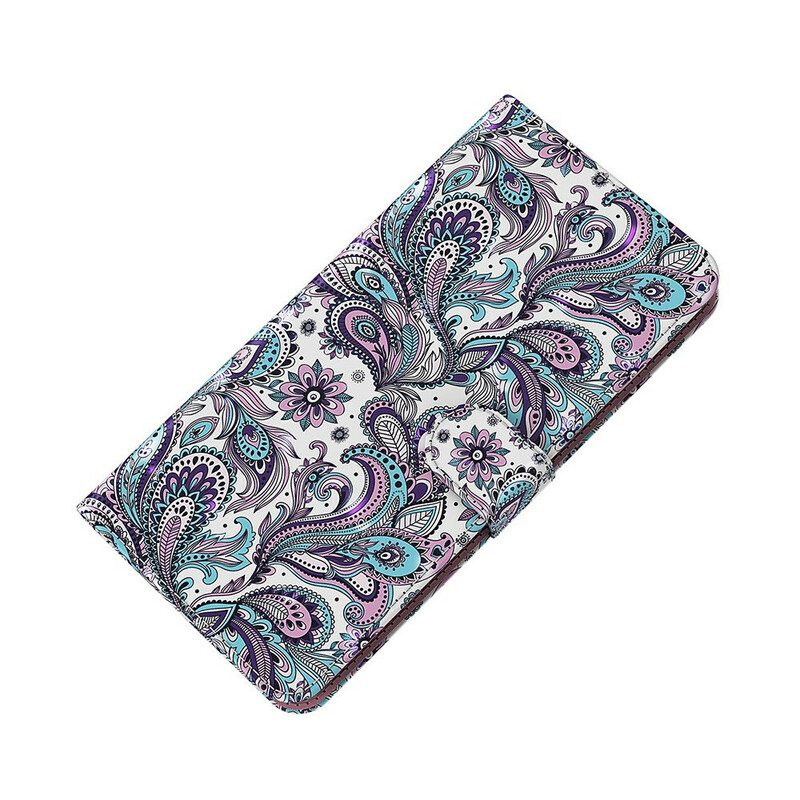 Lederhüllen Für Xiaomi Redmi Note 10 5G Blumenmuster