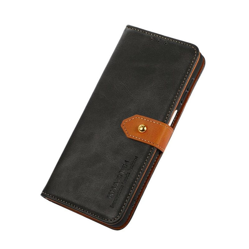 Lederhüllen Für Xiaomi Redmi Note 10 5G Mit Khazneh-riemen
