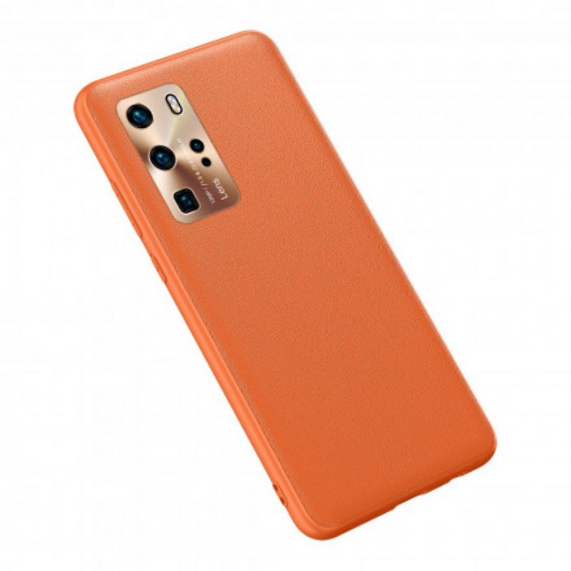 Handyhülle Für Huawei P40 Pro Stil Lederfarbe