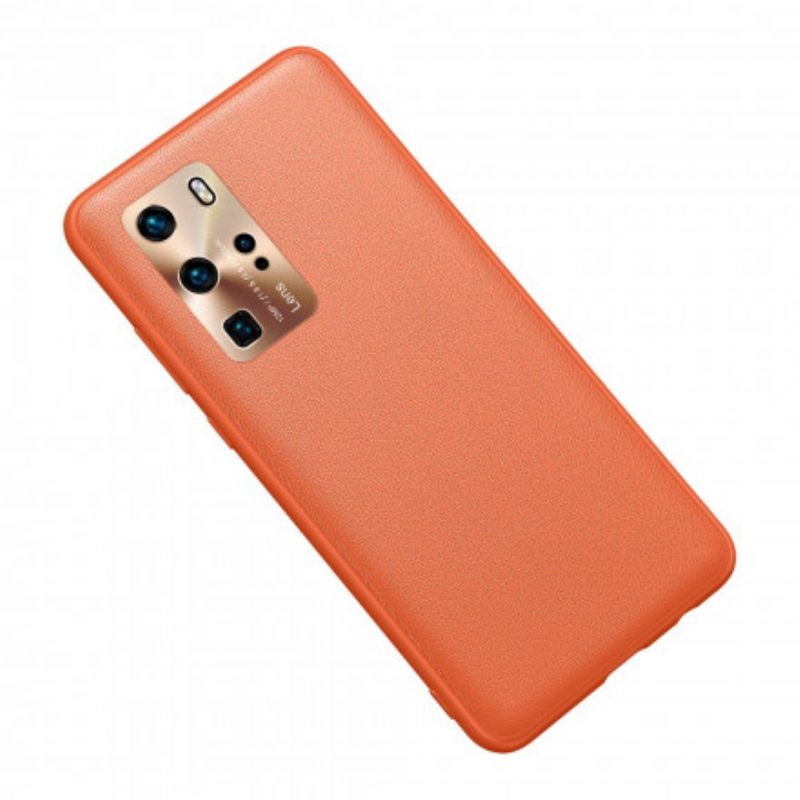 Handyhülle Für Huawei P40 Pro Stil Lederfarbe