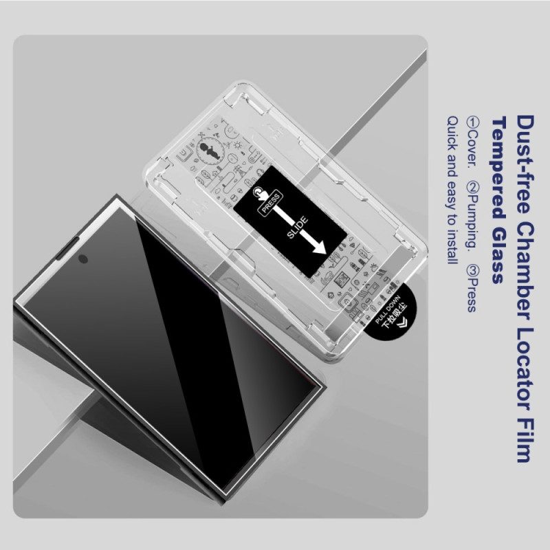 Displayschutzfolie Aus Gehärtetem Glas Für Vivo X300 Mit Montagerahmen (kompatibel Mit Fingerabdruck-entsperrung)