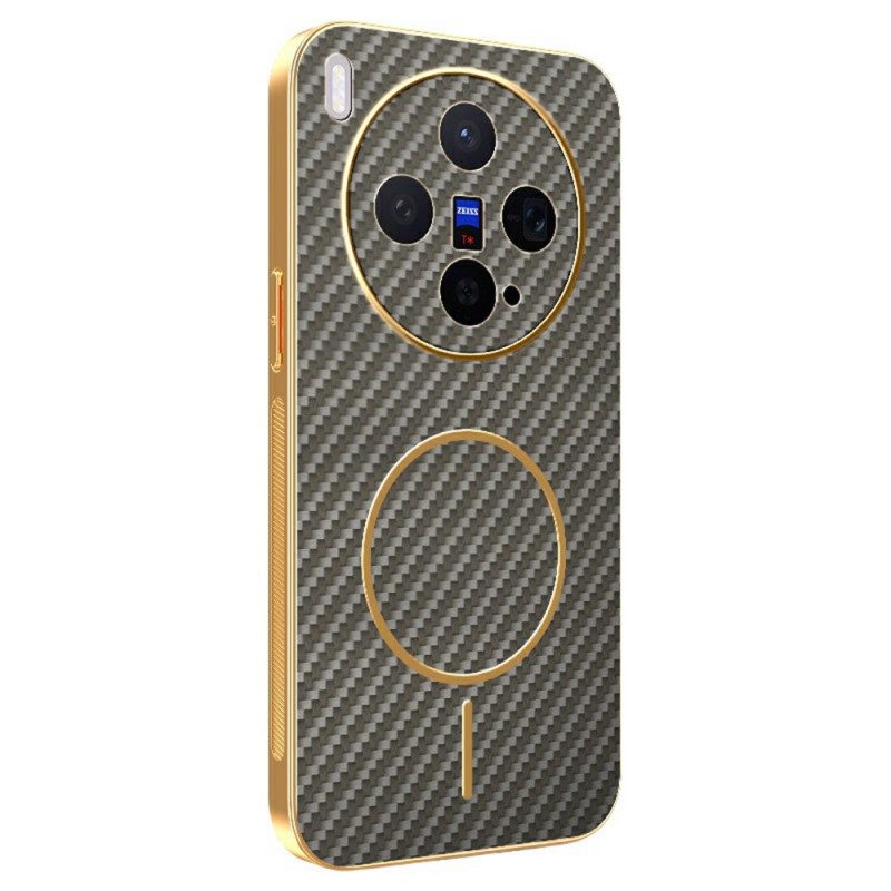 Hülle Vivo X300 Handyhülle Carbonfaser-textur