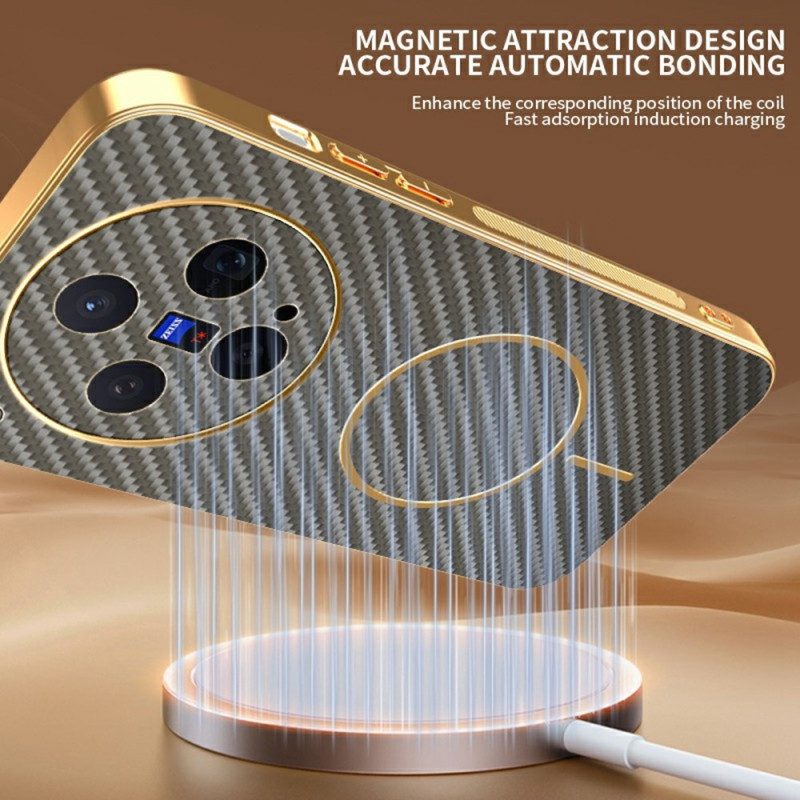 Hülle Vivo X300 Handyhülle Carbonfaser-textur