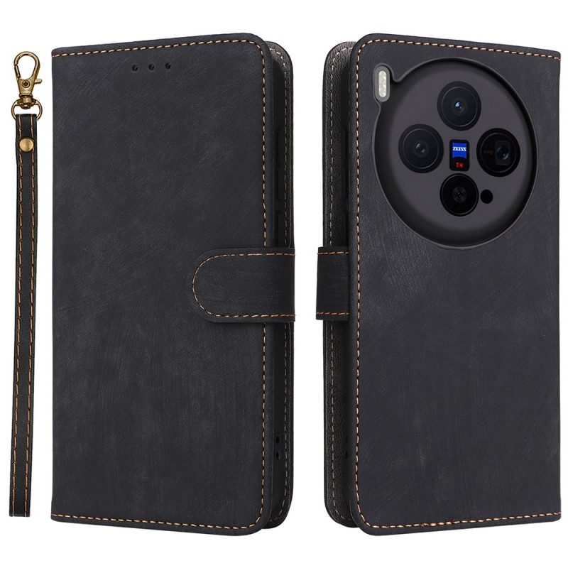 Lederhüllen Vivo X300 Ringhalter Mit Wildlederoptik