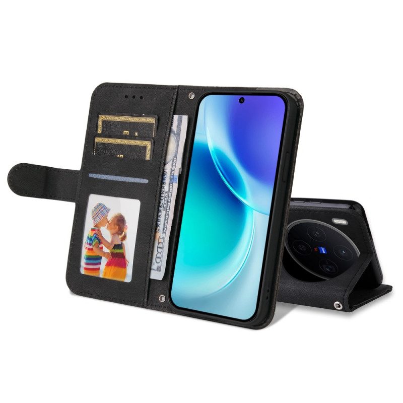 Lederhüllen Vivo X300 Wildlederoptik Mit Niete