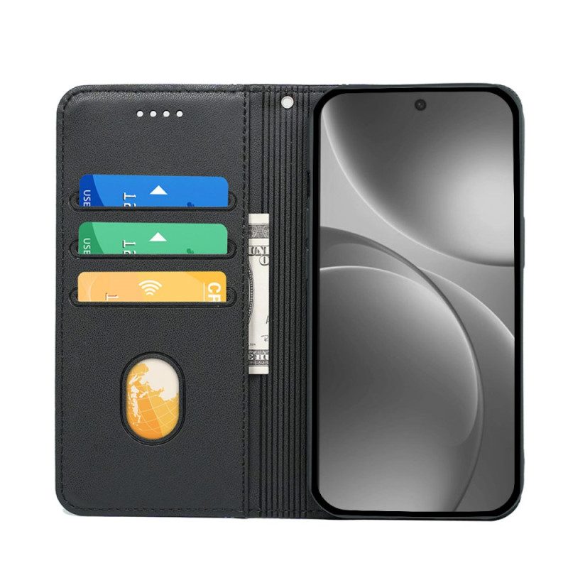 Flip Case Für Oppo Find X9 Pro 5g Besatz Mit Riemen