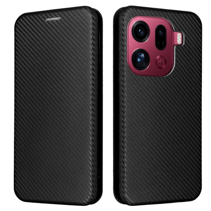 Flip Case Oppo Find X9 Pro 5g Carbonfaser-optik
