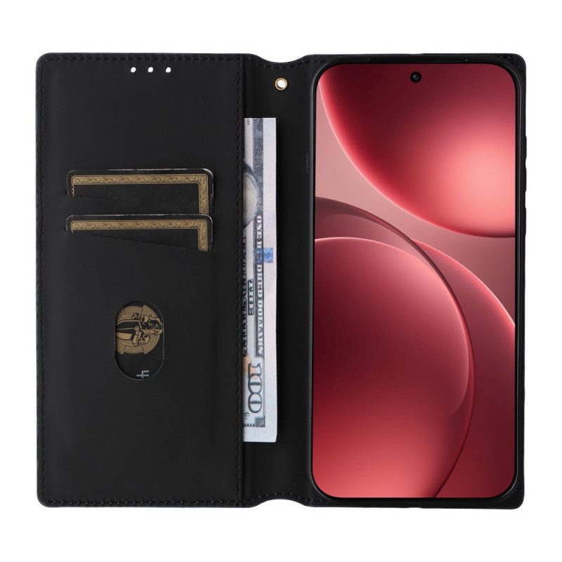 Flip Case Oppo Find X9 Pro 5g Rautenmuster