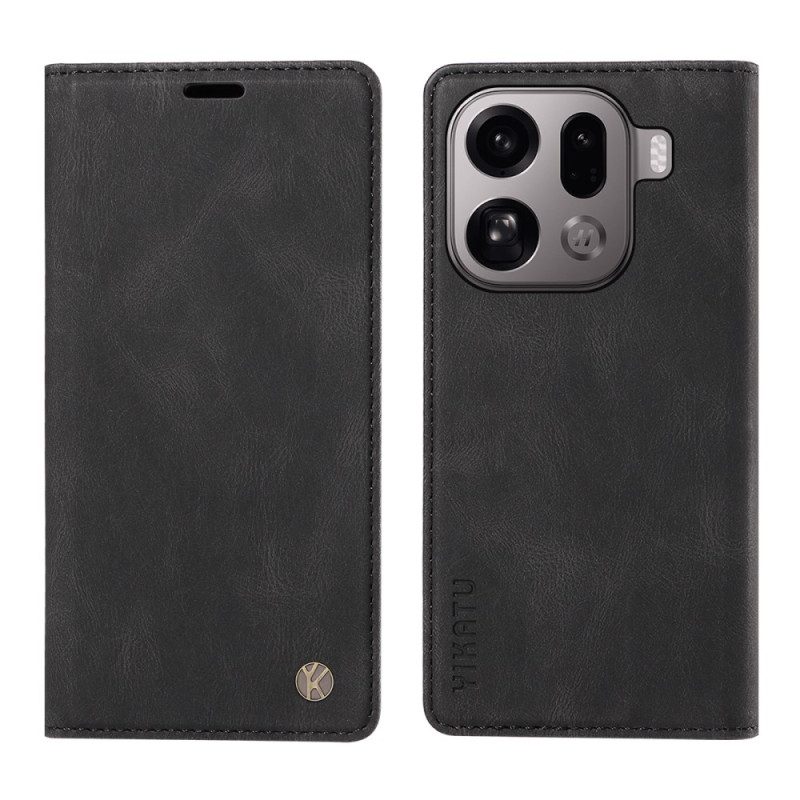 Flip Case Oppo Find X9 Pro 5g Yikatu Wildlederoptik