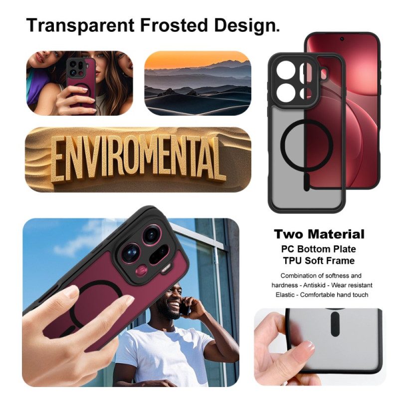 Hülle Für Oppo Find X9 Pro 5g Magnetische Sicherung Ux-9b Imak