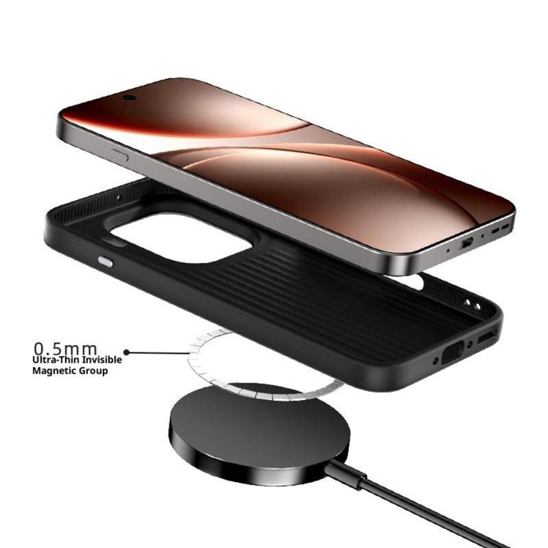 Hülle Für Oppo Find X9 Pro 5g Magsafe Carbonfaser-textur Abeel