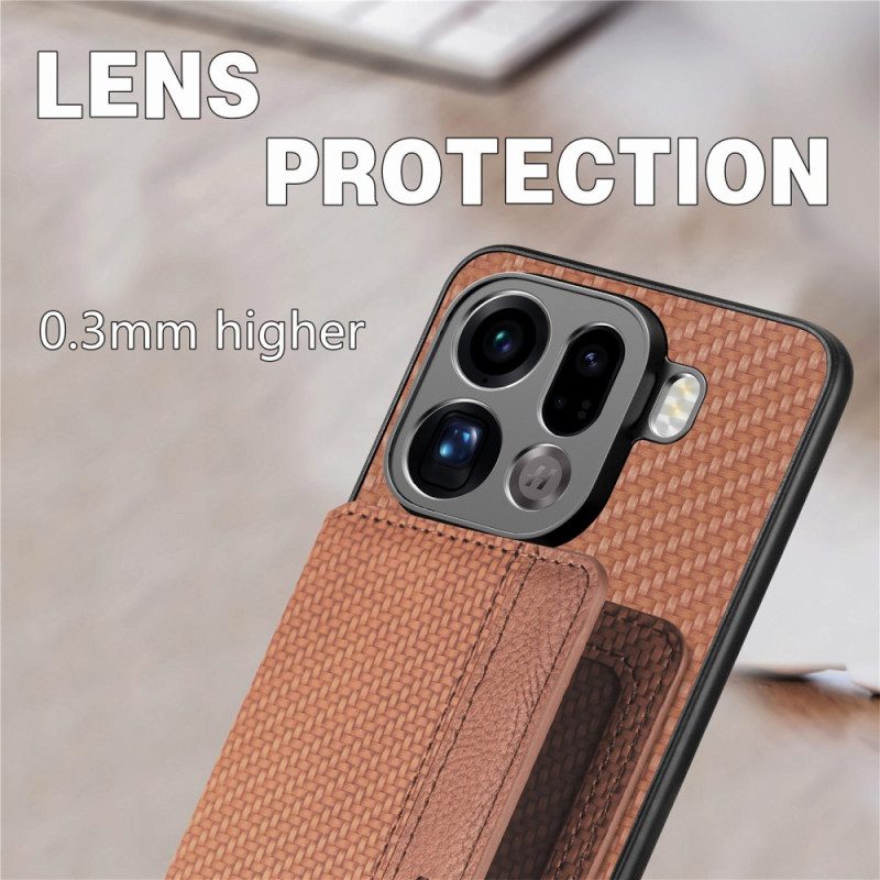 Hülle Oppo Find X9 Pro 5g Handyhülle Kartenhalter Und Rfid-schutz