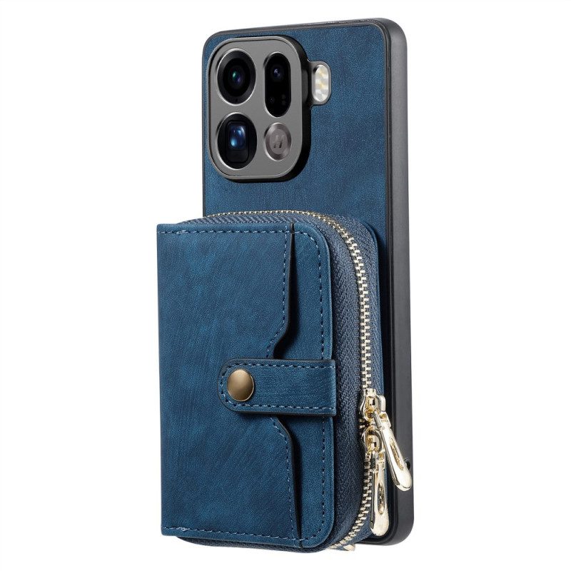 Hülle Oppo Find X9 Pro 5g Kartenhalter Mit Reißverschluss Und Schultergurt