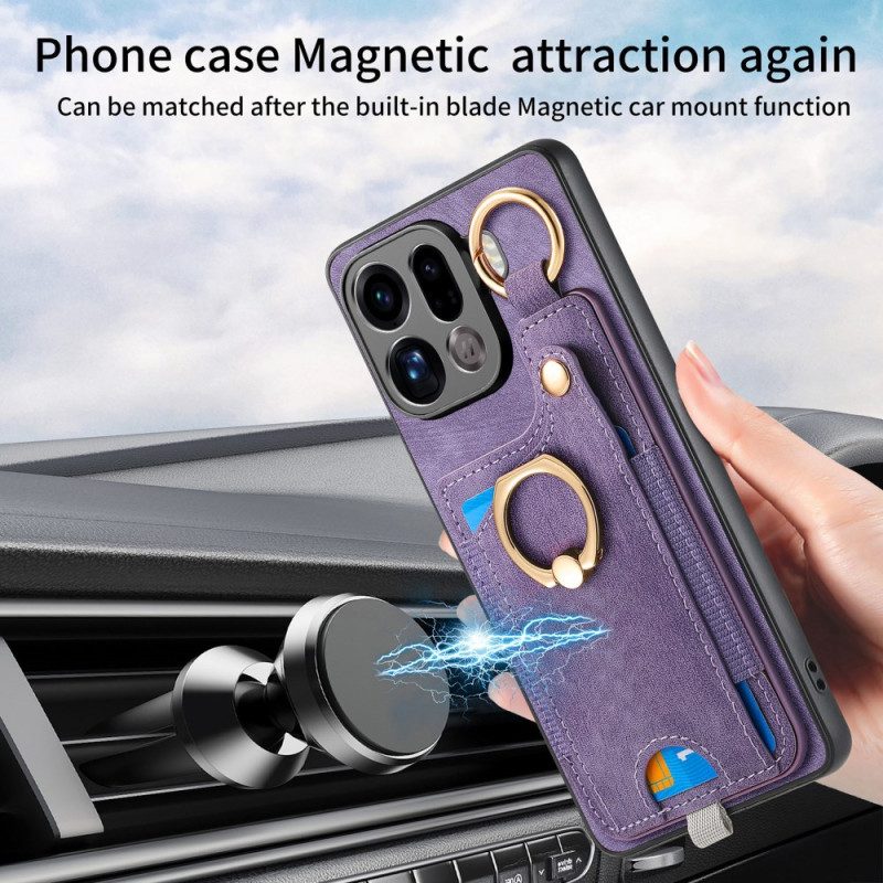 Hülle Oppo Find X9 Pro 5g Kartenhalter Und Ringhalter