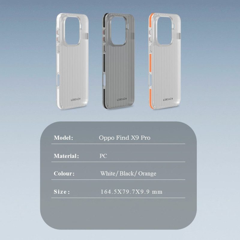 Hülle Oppo Find X9 Pro 5g Toc-serie Lereach
