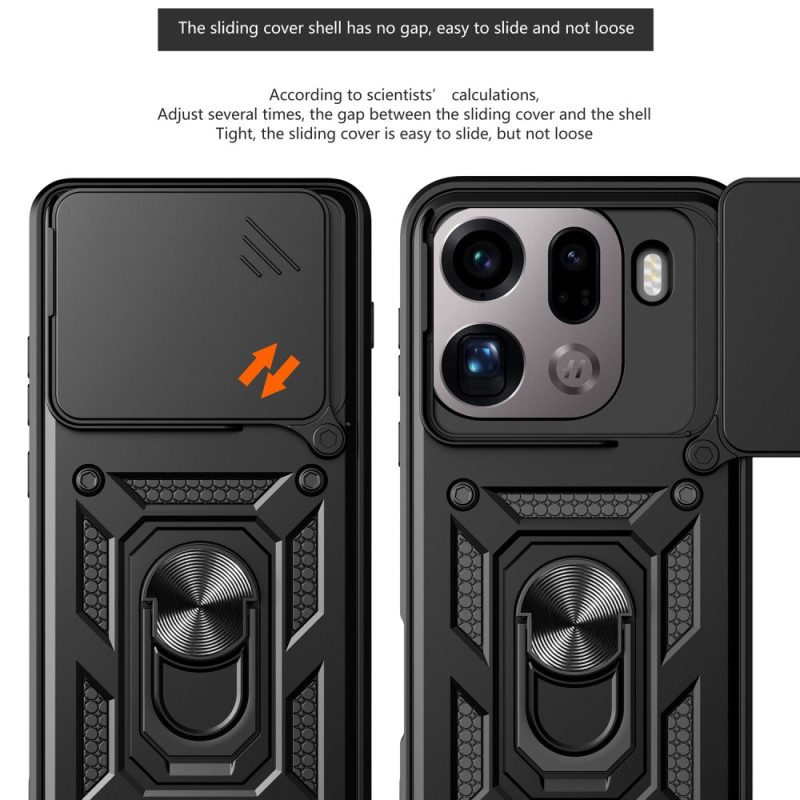 Hülle Oppo Find X9 Pro 5g Verschiebbarer Kameraschutz Und Ständer