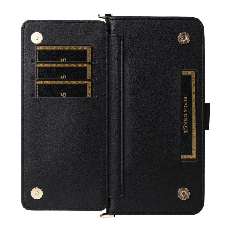 Lederhüllen Für Oppo Find X9 Pro 5g Gesteppt Mit Riemen