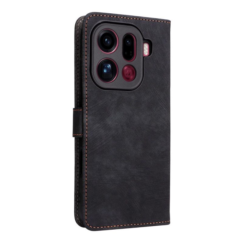 Lederhüllen Oppo Find X9 Pro 5g Wildlederoptik Mit Riemen