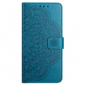 Lederhüllen Für Samsung Galaxy A16 5g Mandala-design Mit Schlüsselband