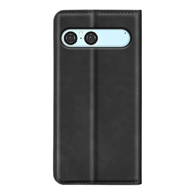 Flip Case Für Sony Xperia 10 Vii Lederoptik