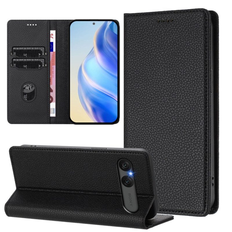 Flip Case Für Sony Xperia 10 Vii Rfid-schutz