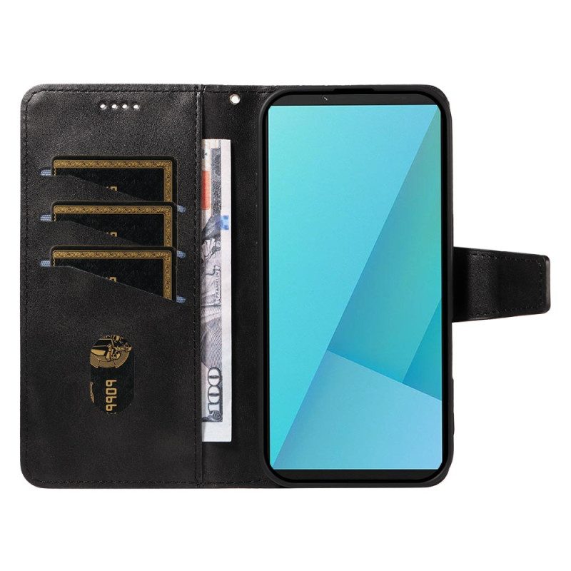 Lederhüllen Für Sony Xperia 10 Vii Rautenmuster