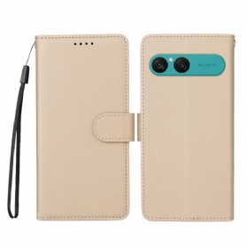 Lederhüllen Sony Xperia 10 Vii Handyhülle Lederoptik Und Rfid-schutz