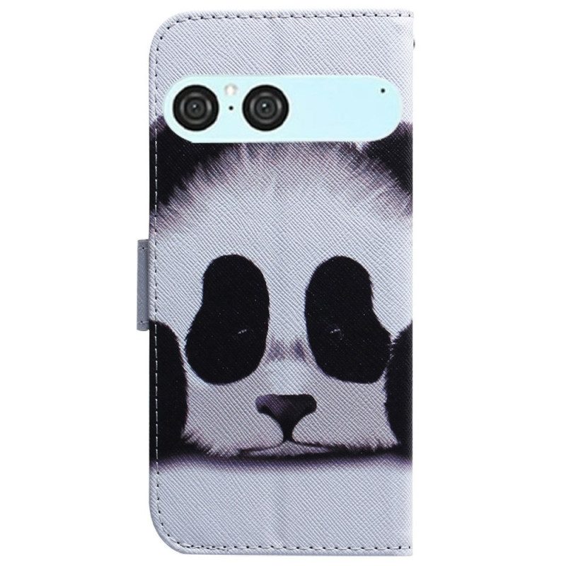 Lederhüllen Sony Xperia 10 Vii Handyhülle Panda